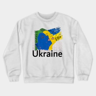 I Stand With Ukraine Crewneck Sweatshirt